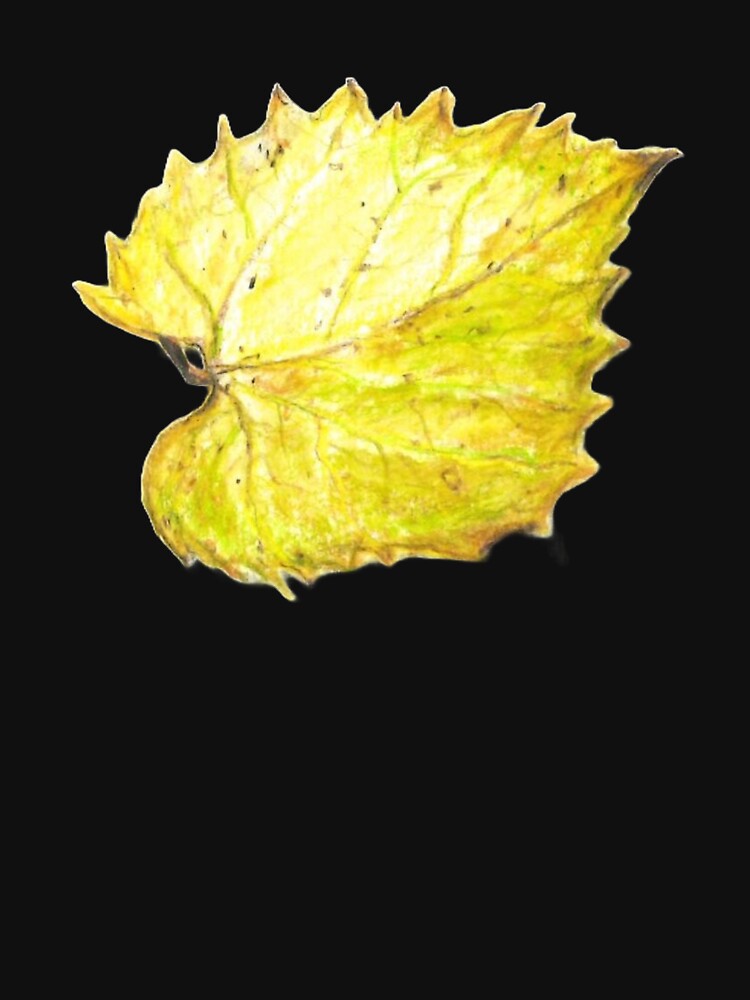 Yellow Autumn Leaf by Marie W