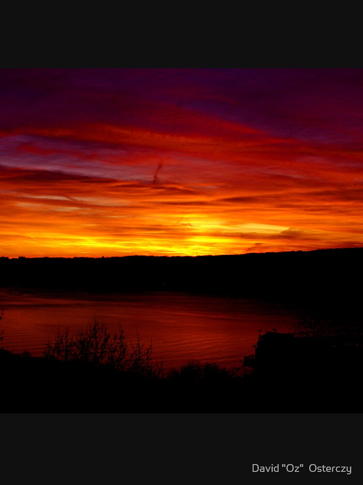 Purple over Hudson by David "Oz"  Osterczy