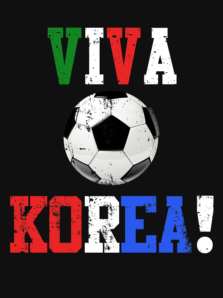 Viva Korea Mexico Flag Soccer Distressed by CreativeStrike