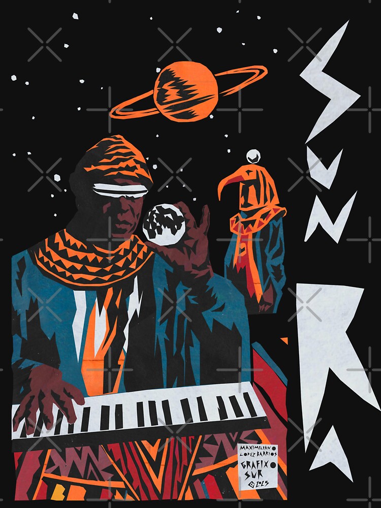 Sun Ra, illustration by Maximiliano Lopez Barrios by Grafixo-Sur