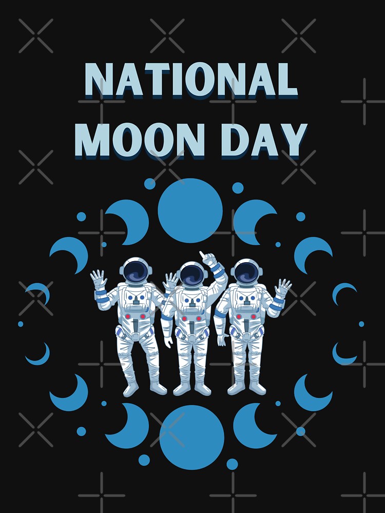National Moon Day, Happy Moon Day by NicoDesignArt