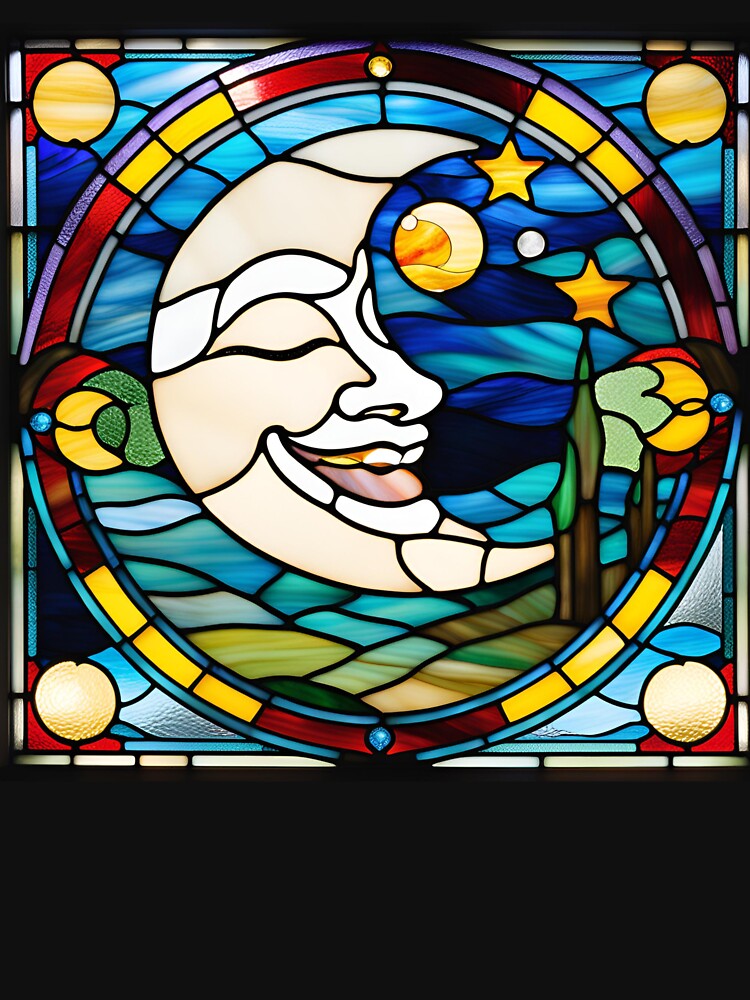 Smiling moon by whatthefoxsays