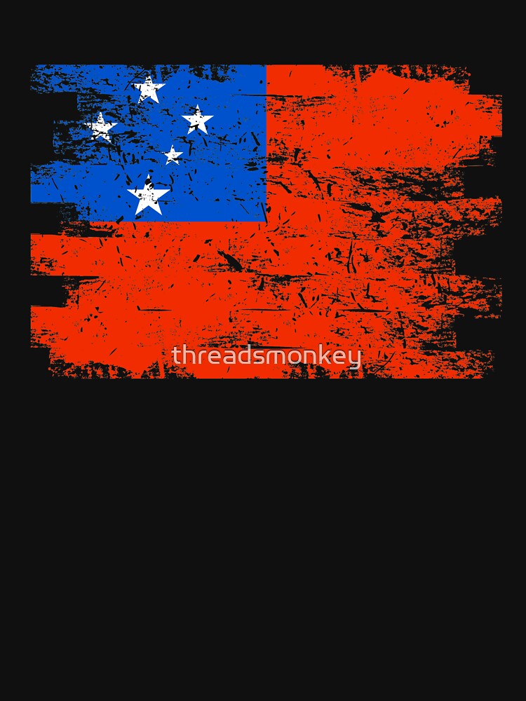 Somoa Shirt Gift Country Flag Patriotic Travel Oceania Light by threadsmonkey