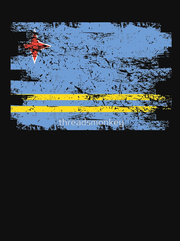 Aruba Flag Gift Country Patriotic Travel Shirt Americas Light by threadsmonkey