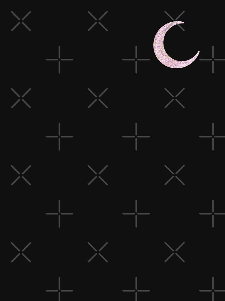 Cute Sparkle Crescent Moon Graphic by elladreambear