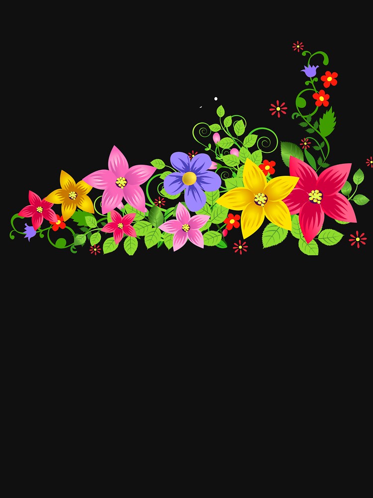 Multicolored Floral Merchandise by cindyfordyce