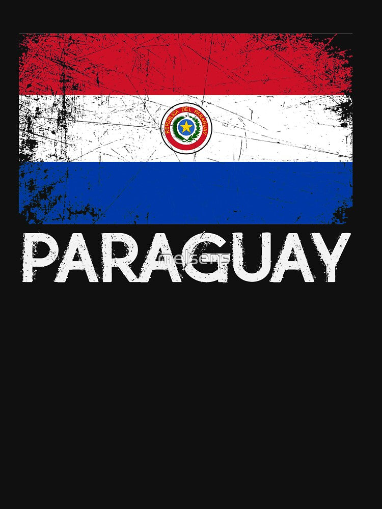 Paraguayan Flag Design | Vintage Made In Paraguay Gift by melsens