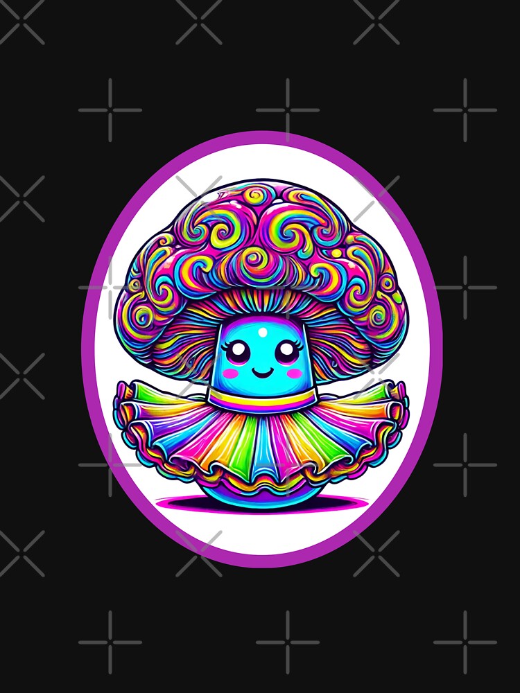 Psychedelic Mushroom Dance by LizzyLooDoo Designs