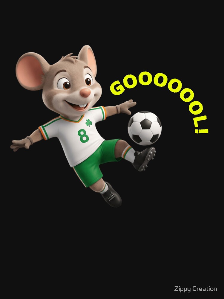 Zippy 3D Soccer Mouse Mascot by Zippy Creation