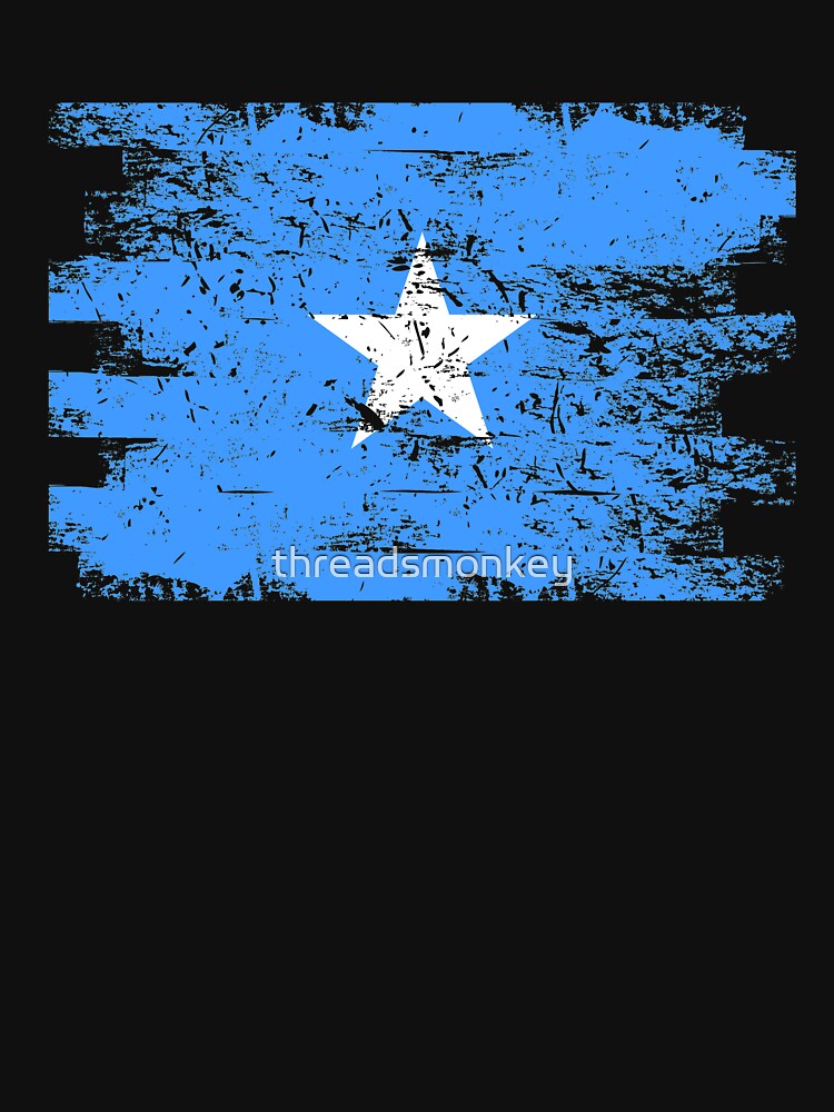 Somalia Shirt Gift Country Flag Patriotic Travel Africa Light by threadsmonkey
