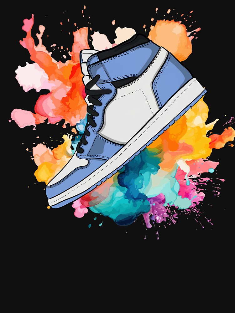 Color splash sneaker design by Ragamofin