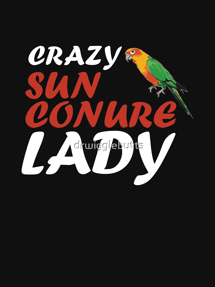 Sun Conures Crazy Sun Conure Lady by drwigglebutts