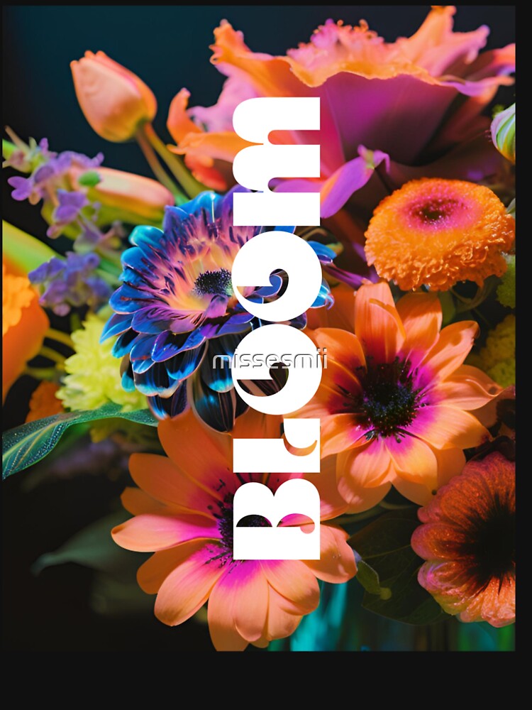 Neonblumen Bloom by WolbergArts