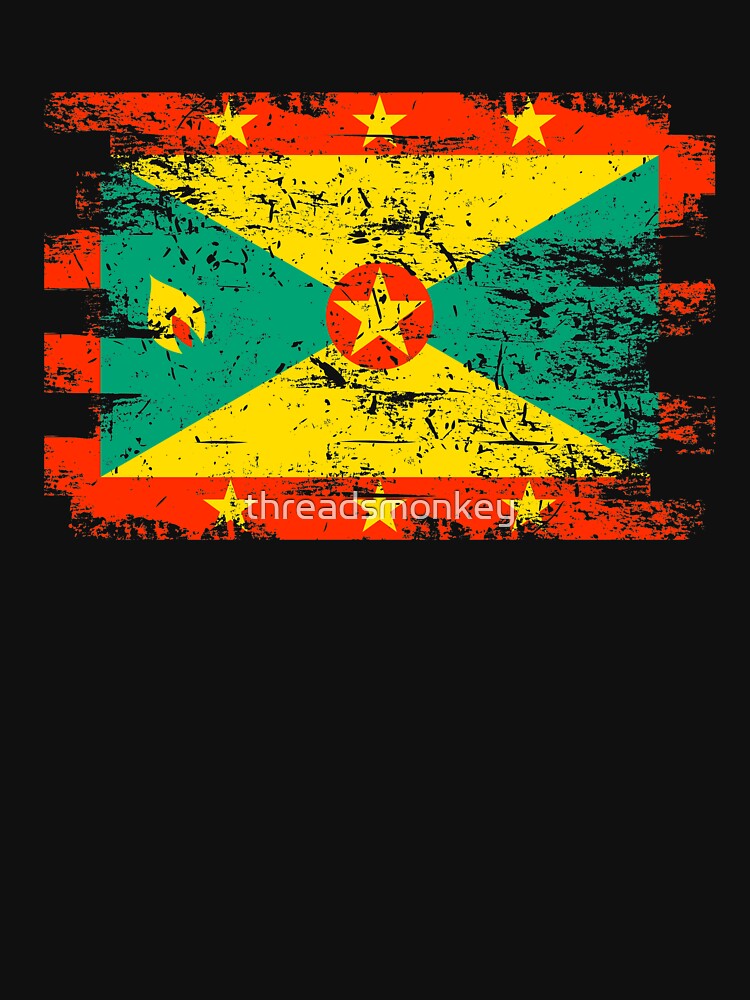 Grenada Flag Gift Country Patriotic Travel Shirt Americas Light by threadsmonkey