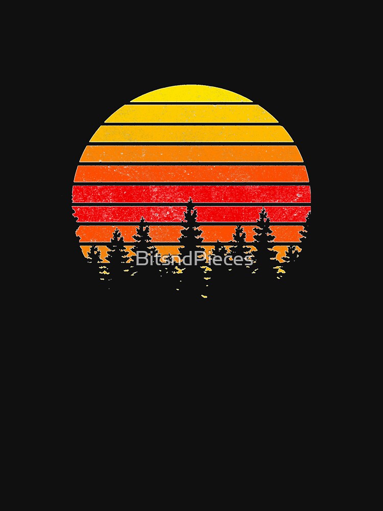 Distressed Vintage Sunset by BitsndPieces