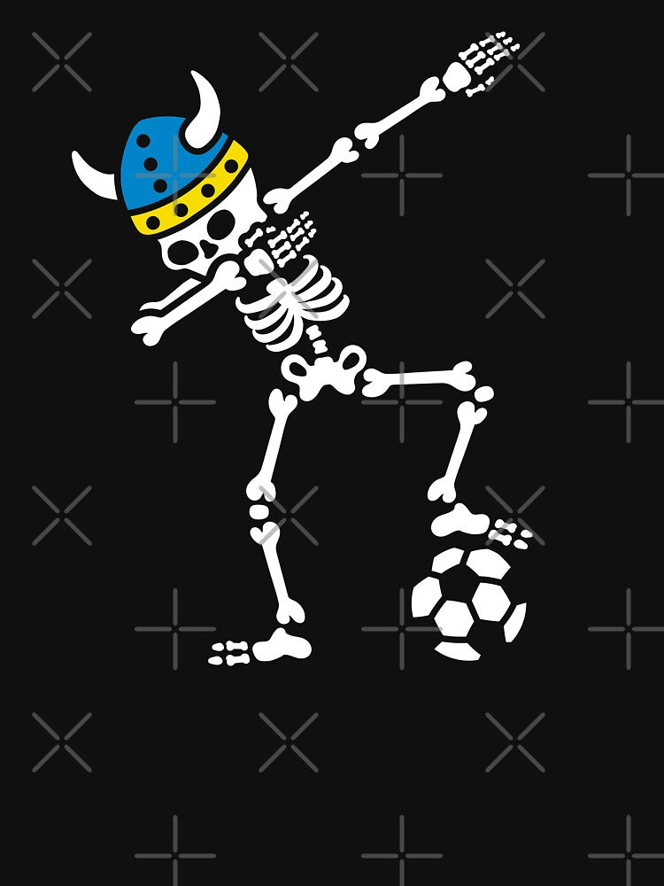 Sweden dab dabbing skeleton soccer football by LaundryFactory