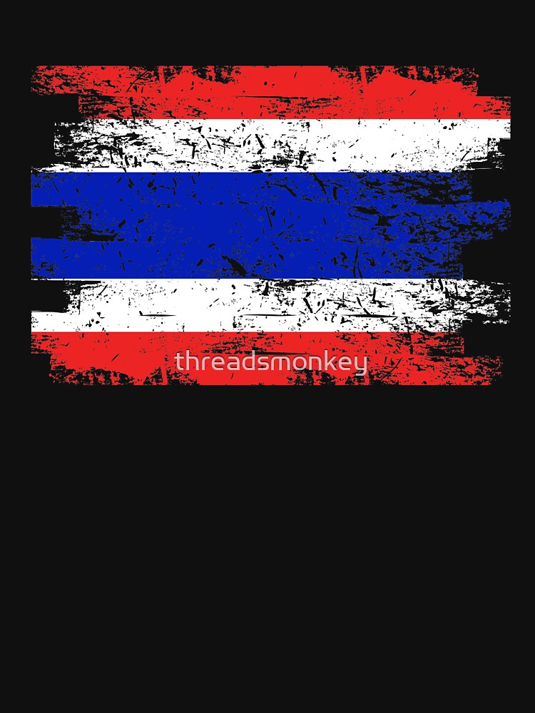 Thailand Shirt Gift Country Flag Patriotic Travel Asia Light by threadsmonkey