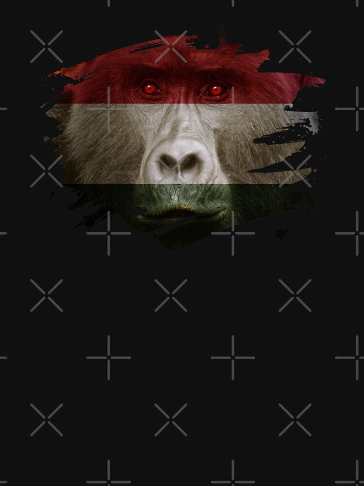 Hungary Gorilla Flag by ockshirts