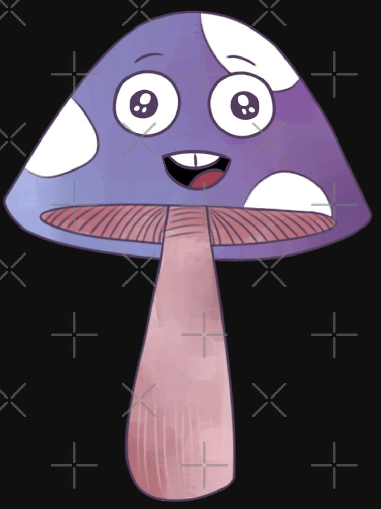 happy magic mushroom by mycue-te-leaves