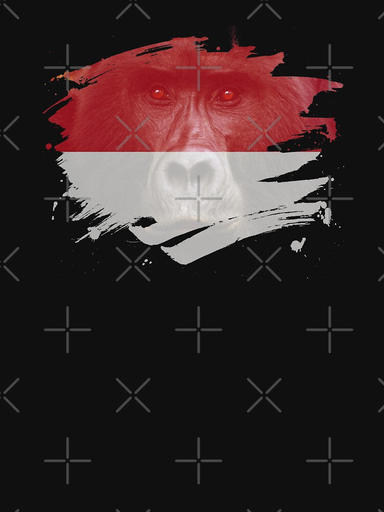Indonesia Gorilla Flag by ockshirts