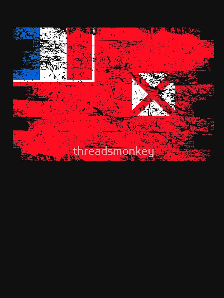 Wallis Futuna Shirt Gift Country Flag Patriotic Travel Oceania Light by threadsmonkey