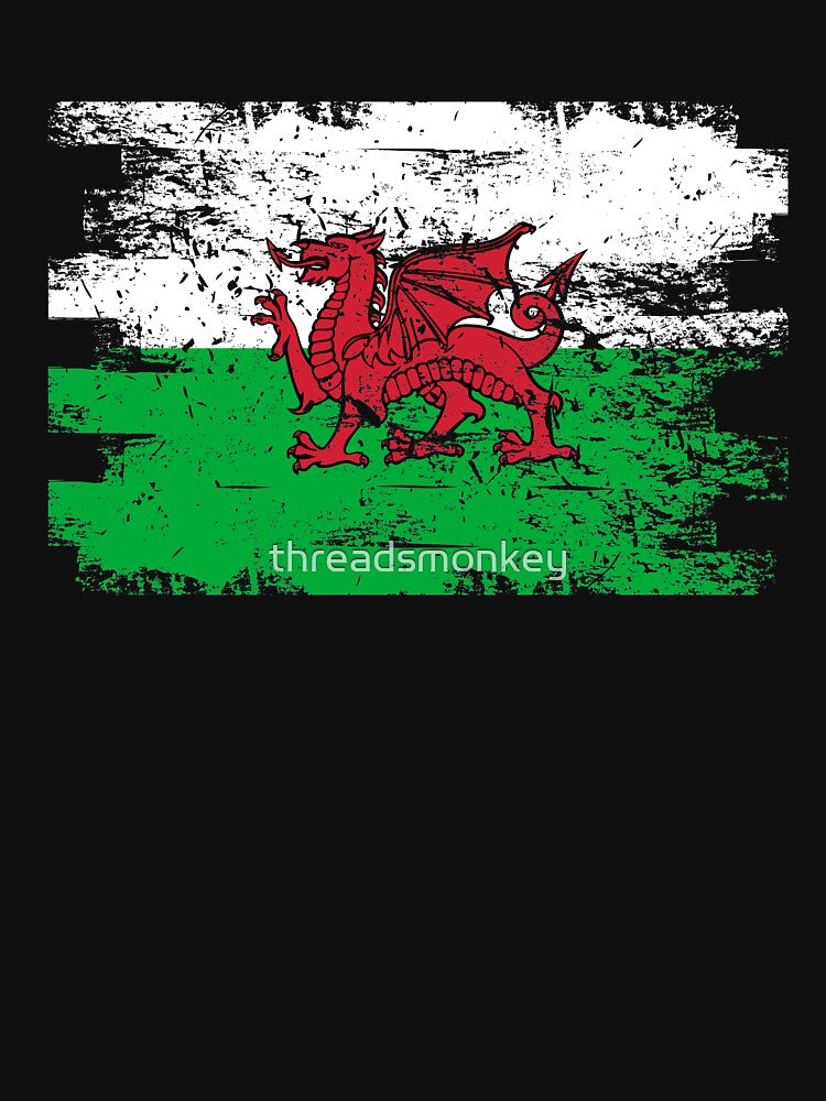 Wales Gift Country Flag Patriotic Travel Shirt Europe Light by threadsmonkey