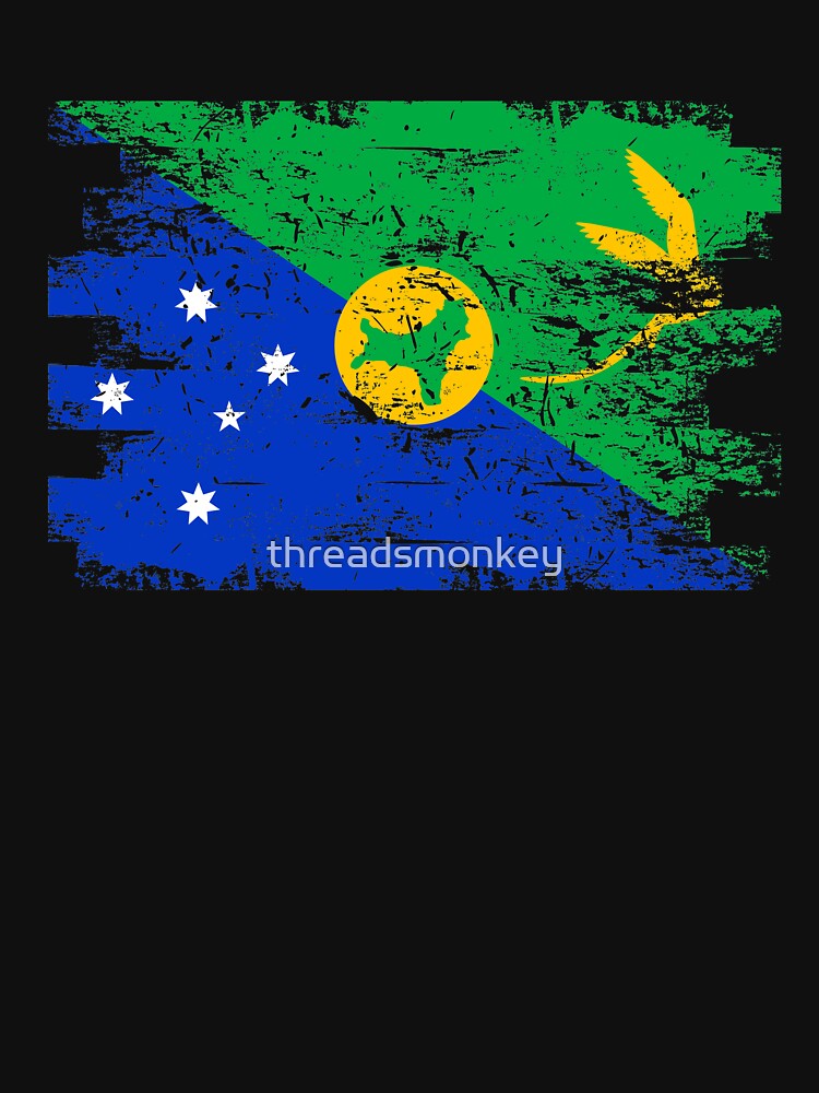 Christmas Island Shirt Gift Country Flag Patriotic Travel Asia Light by threadsmonkey