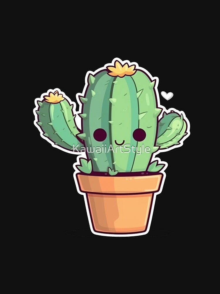 Happy Chibi Cactus by KawaiiArtStyle