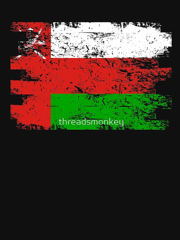 Oman Shirt Gift Country Flag Patriotic Travel Asia Light by threadsmonkey