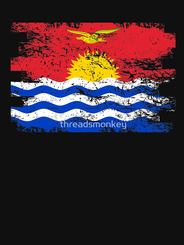 Kiribati Shirt Gift Country Flag Patriotic Travel Oceania Light by threadsmonkey