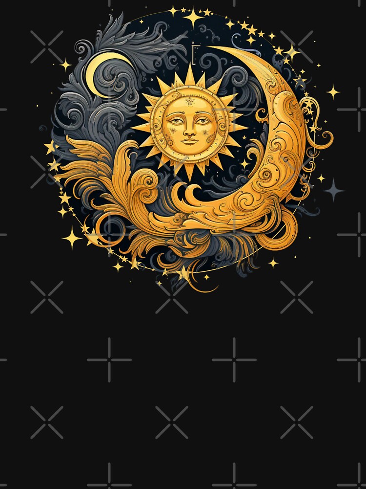 Celestial Sun and Moon by Chmielayka