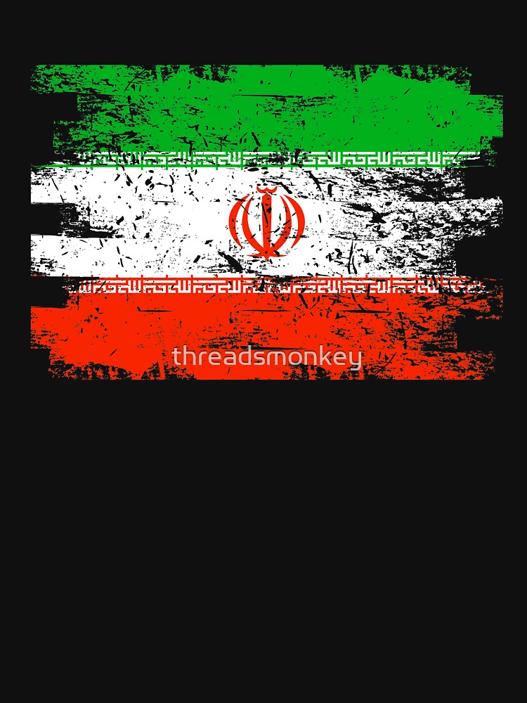 Iran Shirt Gift Country Flag Patriotic Travel Asia Light by threadsmonkey