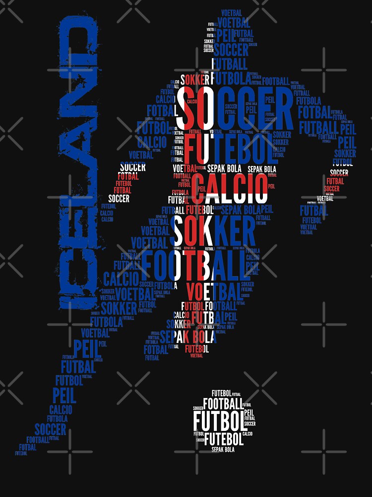 Iceland Football Typography by goodspy