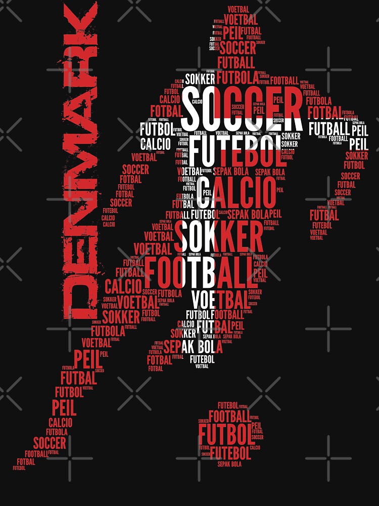 Denmark Football Typography by goodspy