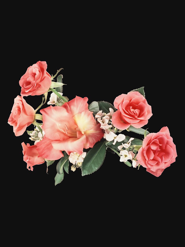 Coral Floral Merchandise by cindyfordyce