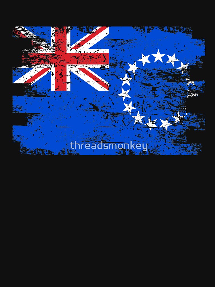 Cook Islands Shirt Gift Country Flag Patriotic Travel Oceania Light by threadsmonkey