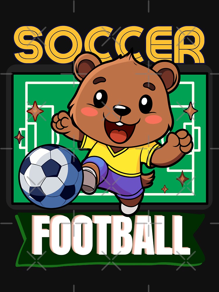 soccer-playing bear, soccer, football, soccer player, bear by antcpjr682