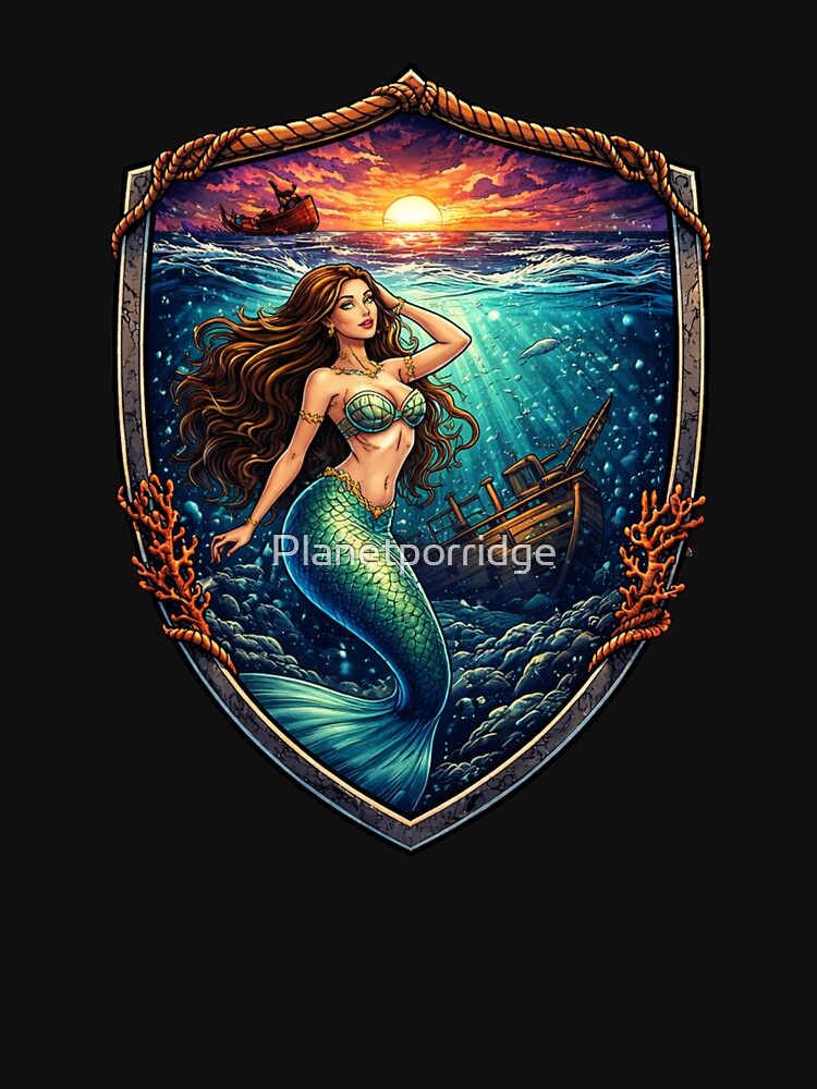 Mermaid Sunset Design by Planetporridge
