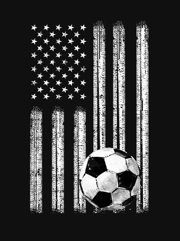 VINTAGE USA SOCCER FLAG 2022 by omgsavariya
