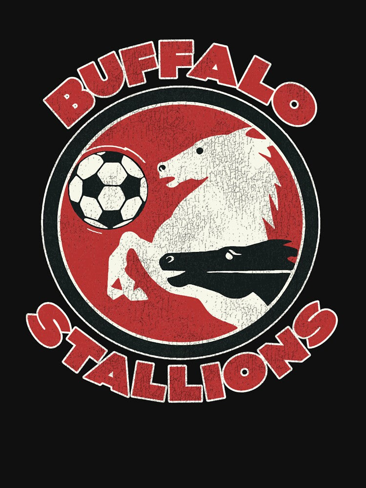 Buffalo Stallions Retro Defunct Soccer by TavaresQuigley