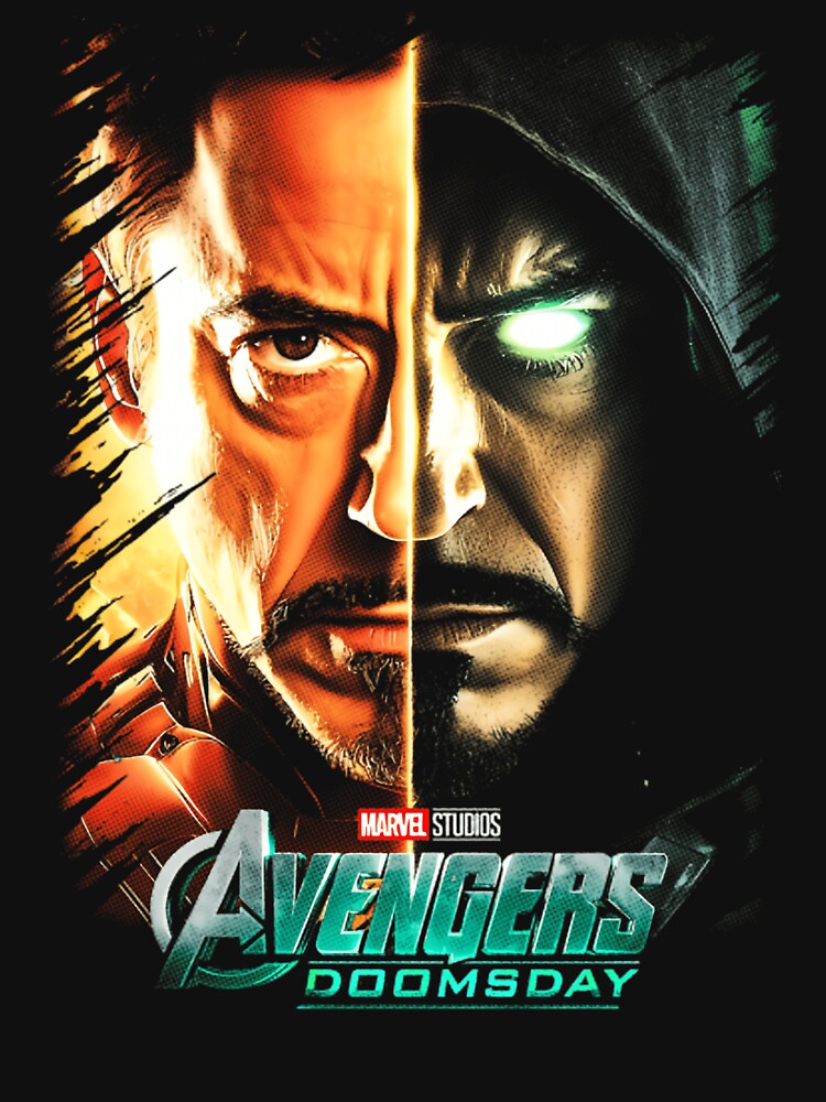 Avengers Doomsday Stark Doom Split by Qusayalheeh