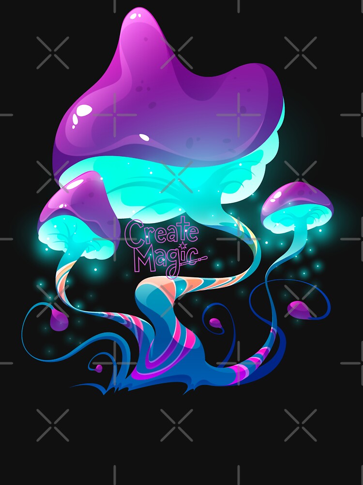 fantastic magic mushroom essential tshirt by anandsiva2703