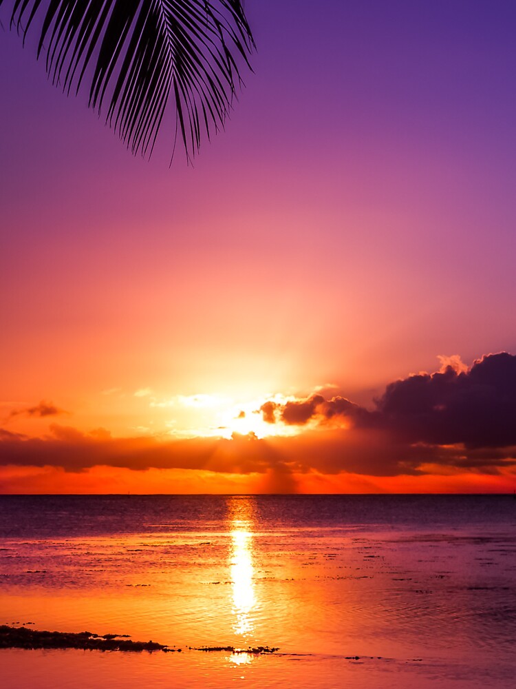 AMAZING SUNSET OVER THE BEACH by MJ96-PRO