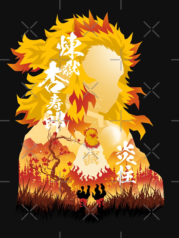 Flame Breathing Moon by Hypertwenty Designs