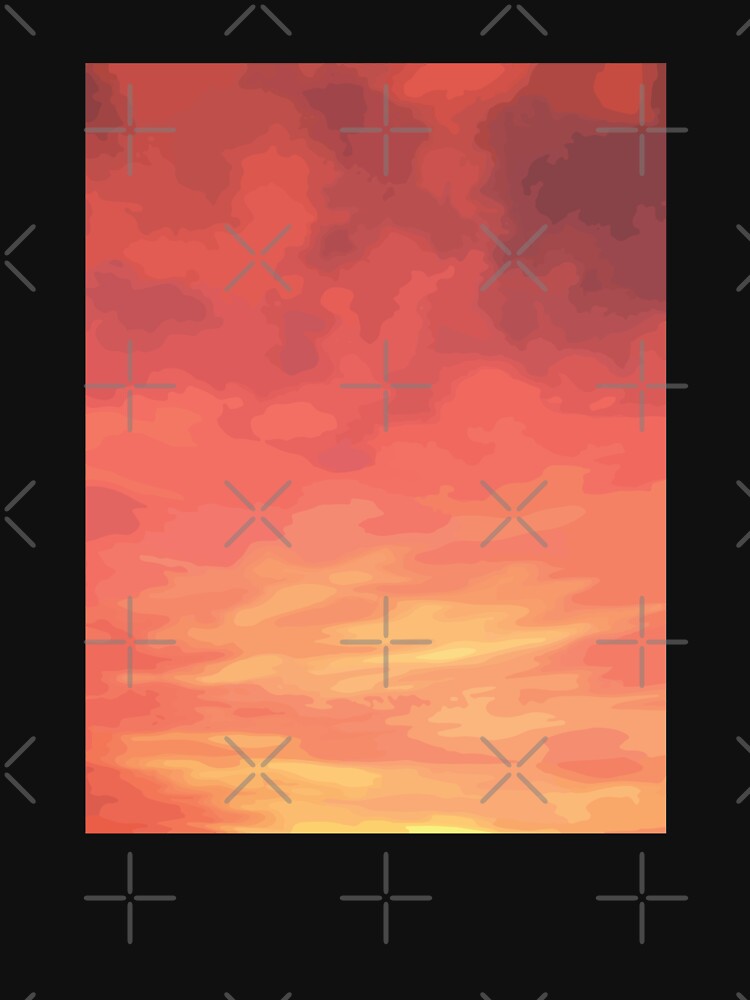Orange Sky At Sunset Orange Sun Decor by foxleylane