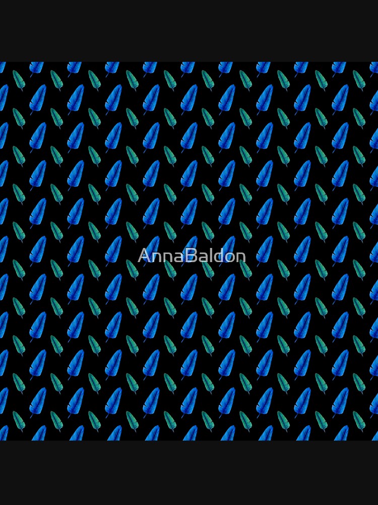 banana leaves pattern black by AnnaBaldon