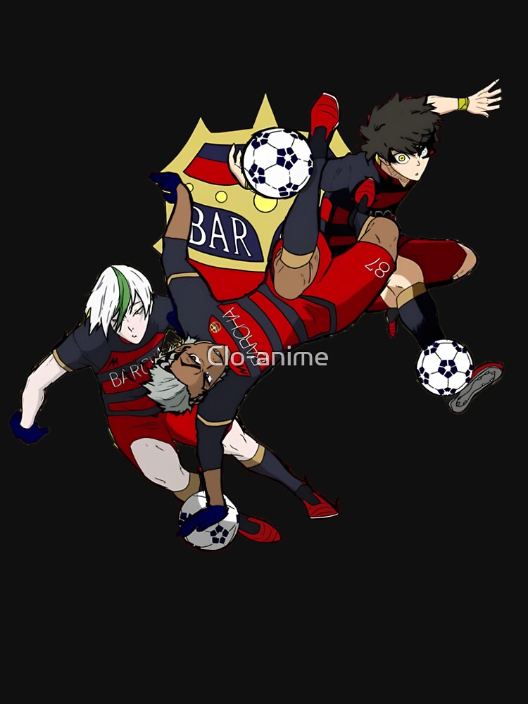 Blue Lock x Barça – Spanish Striker Elite Anime Crossover by Cloanime Art