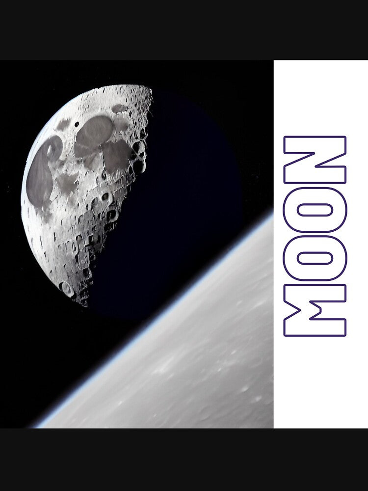 astronaut on the Dark moon 12 by Happy  Planet