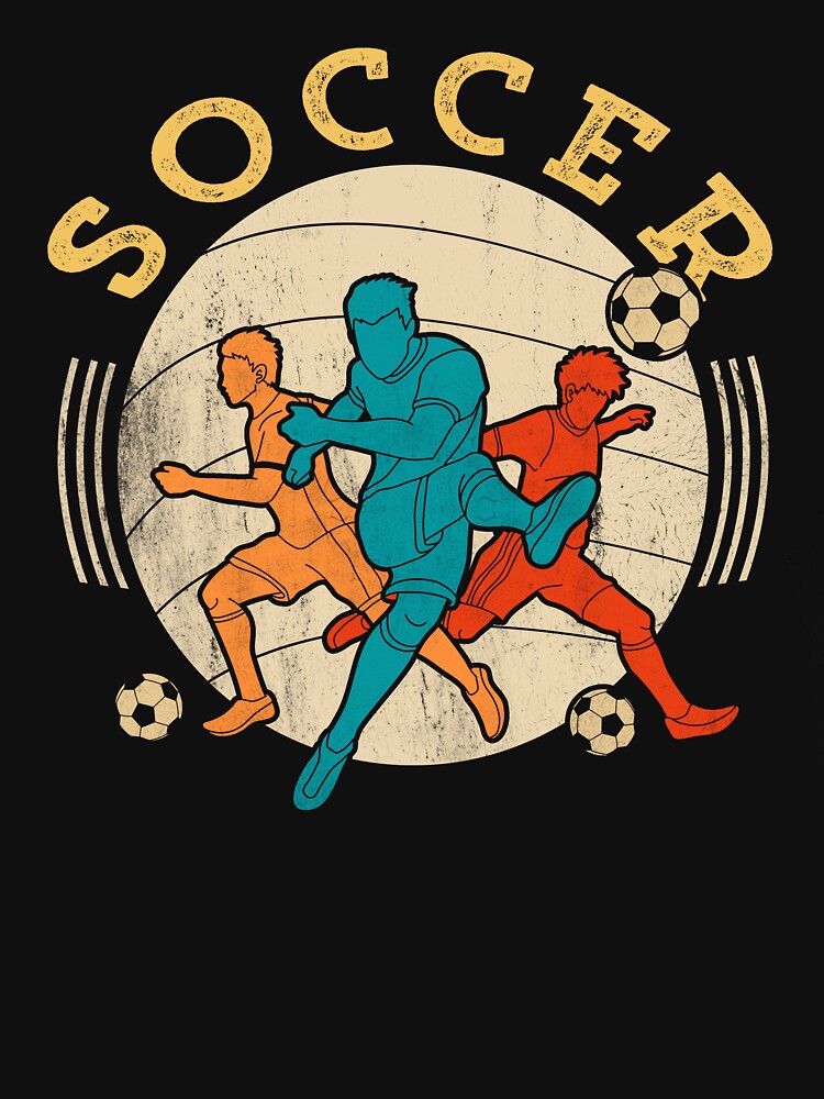 Soccer Clothing Vintage Flag Sport by Stephen-Rotter