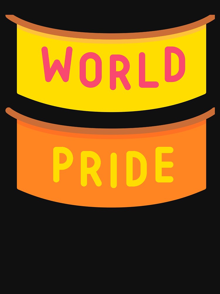 Vintage World Pride month illustration by garniturex